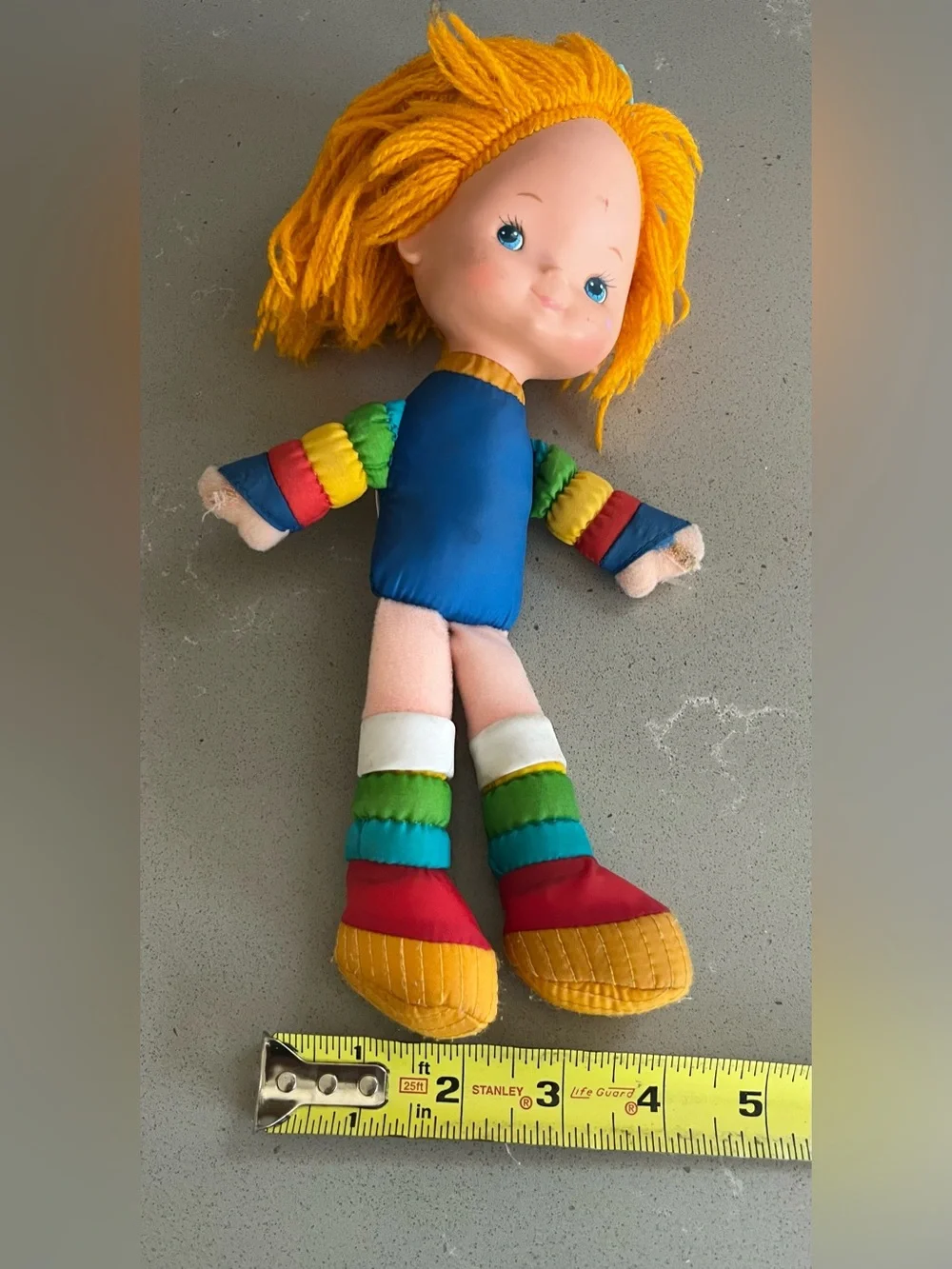 Vintage 80’s 1983 Hallmark Rainbow Brite 12” Doll Original Plush Mattel